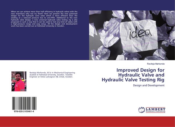 Produktbild: Improved Design for Hydraulic Valve and Hydraulic Valve Testing Rig