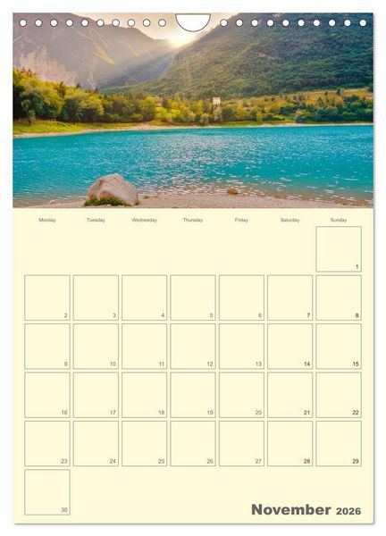 Produktbild: Romantic Northern Italy (Wall Calendar 2026 DIN A4 portrait), CALVENDO 12 Month Wall Calendar