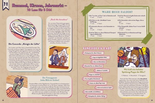 Produktbild: Die 80er Jahre &ndash; Das gro&szlig;e Wimmelbuch von Walkman bis Wimbledon