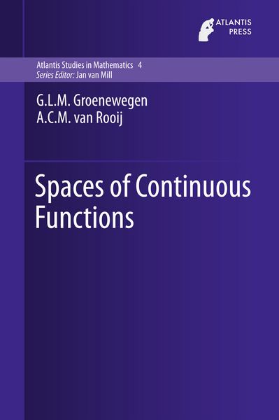 Produktbild: Spaces of Continuous Functions