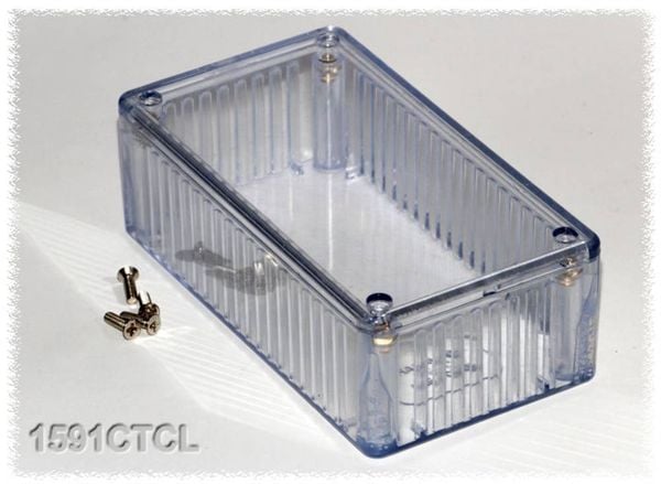 Produktbild: Hammond Electronics 1591DTCL Universal-Geh&auml;use 150 x 80 x 50 Polycarbonat Natur 1St.