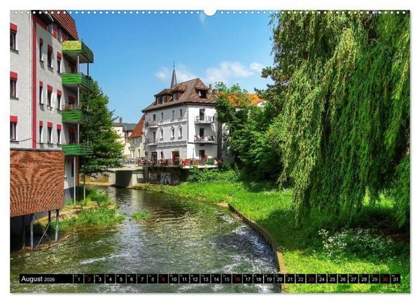 Produktbild: Herforder Ansichten (hochwertiger Premium Wandkalender 2026 DIN A2 quer), Kunstdruck in Hochglanz