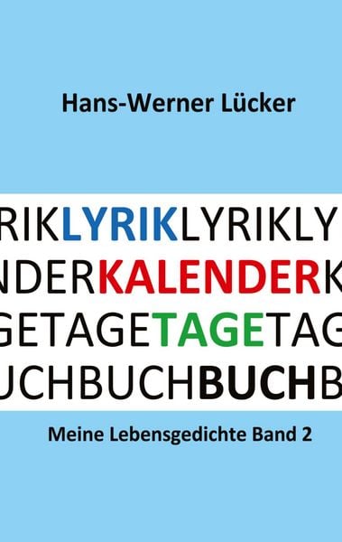 Produktbild: LYRIK KALENDER TAGE BUCH