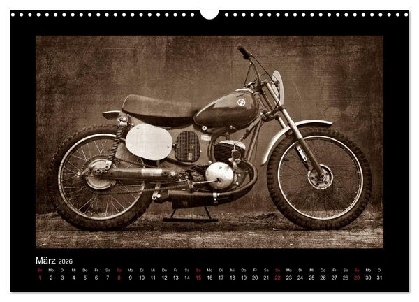 Produktbild: Motorrad Oldtimer (Wandkalender 2026 DIN A3 quer), CALVENDO Monatskalender