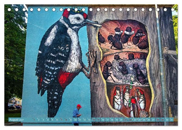 Produktbild: Streetart in M&uuml;nchen (Tischkalender 2027 DIN A5 quer), CALVENDO Monatskalender