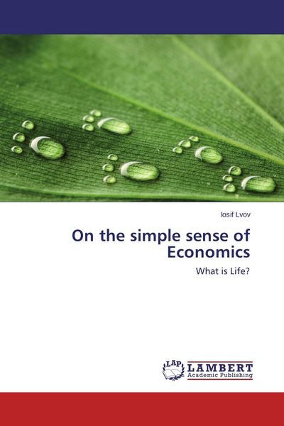 Produktbild: On the simple sense of Economics