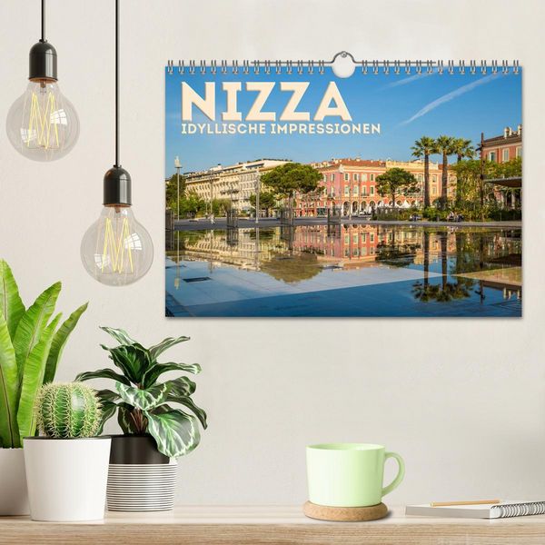 Produktbild: NIZZA Idyllische Impressionen (Wandkalender 2026 DIN A4 quer), CALVENDO Monatskalender