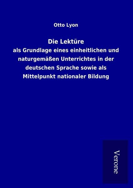 Produktbild: Die Lekt&uuml;re