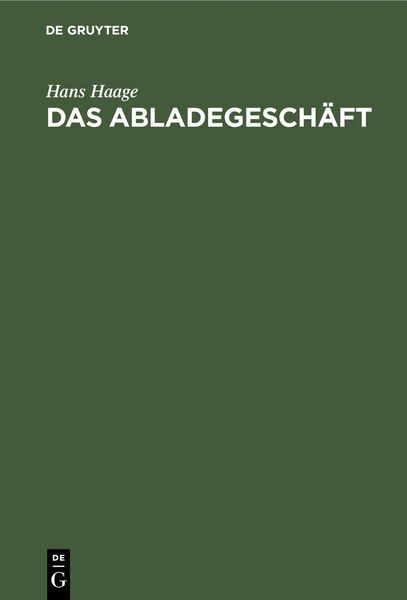 Produktbild: Das Abladegesch&auml;ft