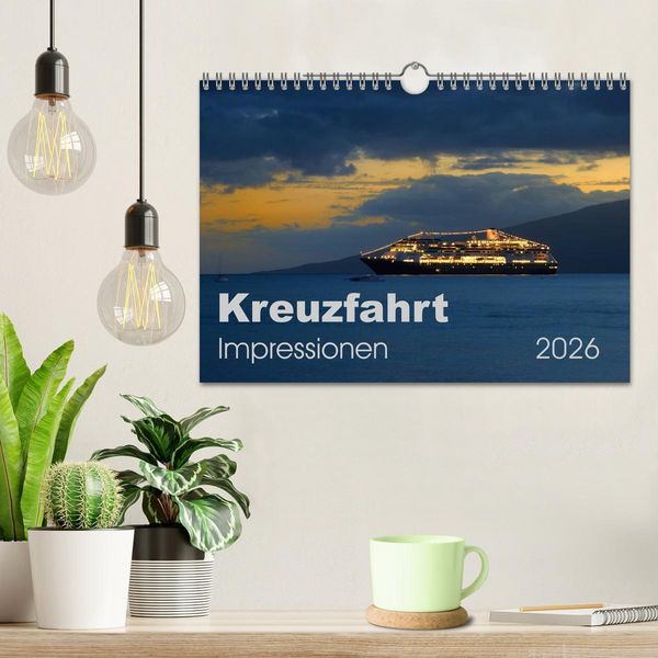Produktbild: Kreuzfahrt Impressionen (Wandkalender 2026 DIN A4 quer), CALVENDO Monatskalender