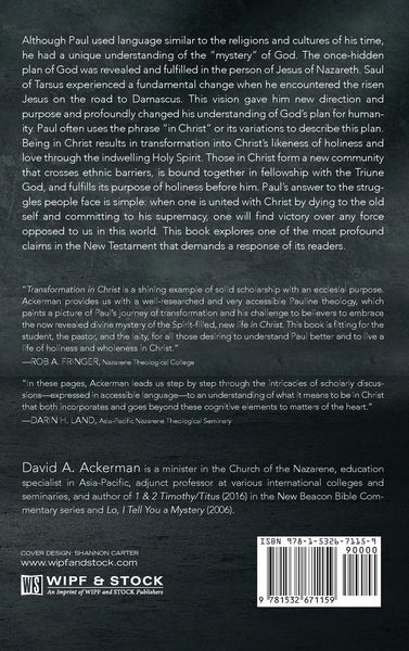 Produktbild: Transformation in Christ
