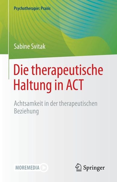 Produktbild: Die therapeutische Haltung in ACT