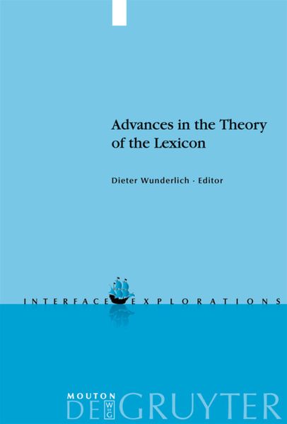 Produktbild: Advances in the Theory of the Lexicon