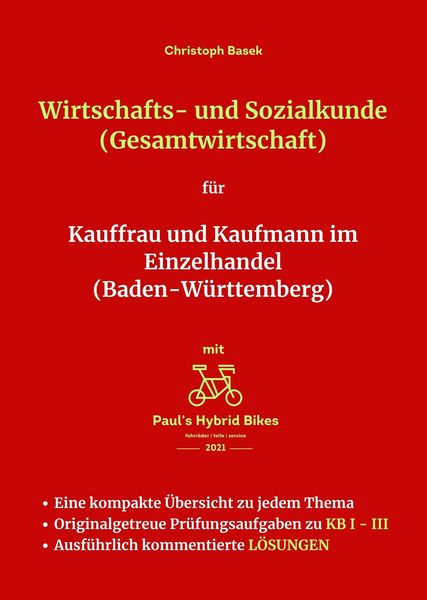 Produktbild: Wirtschafts- und Sozialkunde (Gesamtwirtschaft) f&uuml;r Kauffrau und Kaufmann im Einzelhandel (Baden-W&uuml;rttemberg)