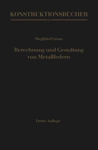 Produktbild: Berechnung und Gestaltung von Metallfedern