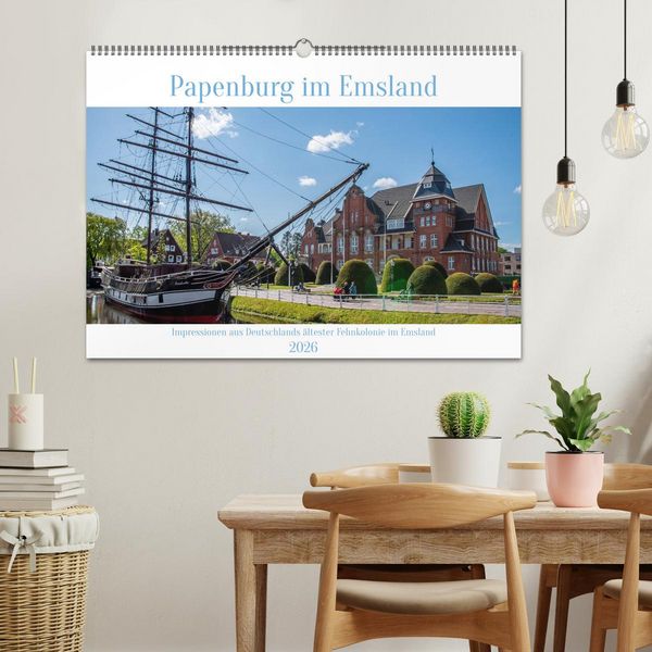 Produktbild: Papenburg im Emsland (Wandkalender 2026 DIN A2 quer), CALVENDO Monatskalender