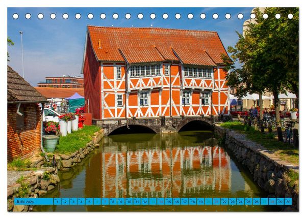 Produktbild: Hansestadt Wismar - Sehnsuchtsort (Tischkalender 2026 DIN A5 quer), CALVENDO Monatskalender