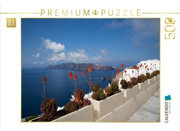 CALVENDO Puzzle Blütenpracht am Kraterrand | 500 Teile Lege-Größe 48 × 36 cm Foto-Puzzle für Erwachsene