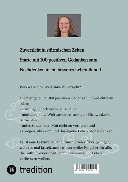 Produktbild: Zuversicht in st&uuml;rmischen Zeiten Starte mit 100 positiven Gedanken zum Nachdenken in ein besseres Leben Band 1