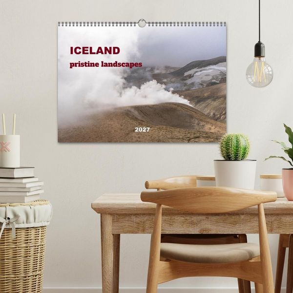Produktbild: ICELAND pristine landscapes (Wall Calendar 2027 DIN A3 landscape), CALVENDO 12 Month Wall Calendar