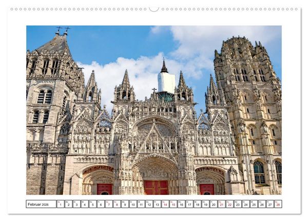 Produktbild: Normandie - Frankreichs wundersch&ouml;ner Norden (Wandkalender 2026 DIN A2 quer), CALVENDO Monatskalender