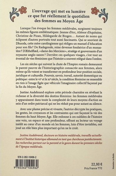 Produktbild: La vie des femmes au Moyen Age : une autre histoire VIe-XIe si&egrave;cle