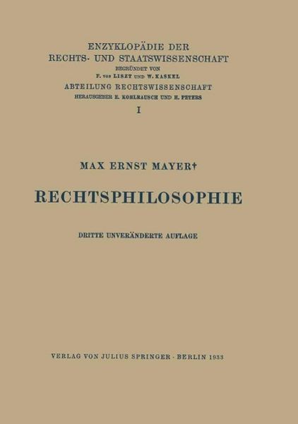 Produktbild: Rechtsphilosophie