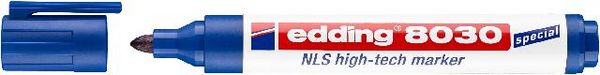 Produktbild: EDDING&reg; High-Tech Marker 8030 NLS, blau