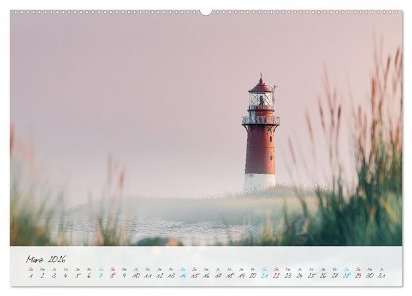 Produktbild: W&auml;chter der K&uuml;ste (hochwertiger Premium Wandkalender 2026 DIN A2 quer), Kunstdruck in Hochglanz