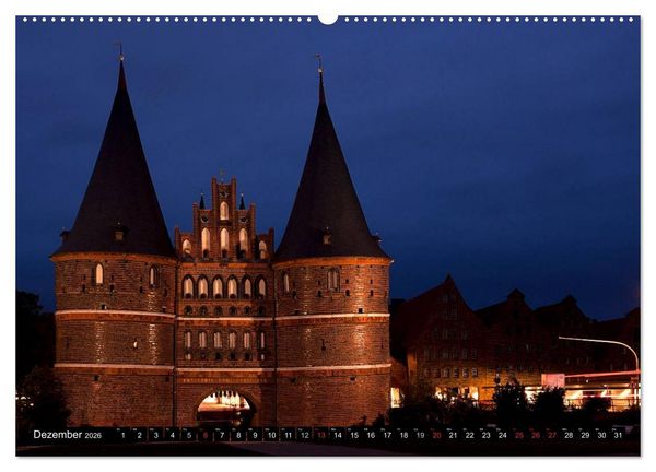 Produktbild: Ostseeperle L&uuml;beck (Wandkalender 2026 DIN A2 quer), CALVENDO Monatskalender