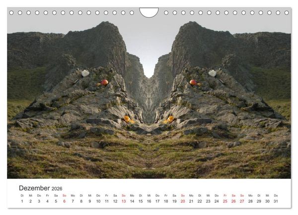 Produktbild: Spiegelwelten - Natur anders sehen (Wandkalender 2026 DIN A4 quer), CALVENDO Monatskalender