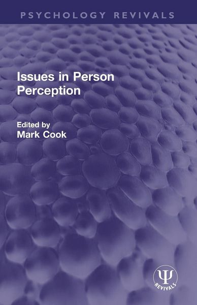Produktbild: Issues in Person Perception