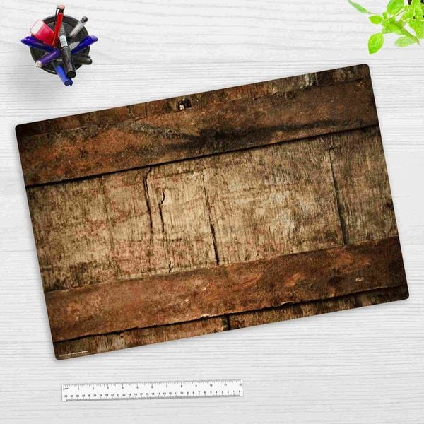 Produktbild: Cover-your-desk Schreibtischunterlage Vinyl Rustikales Holz, 60 x 40 cm