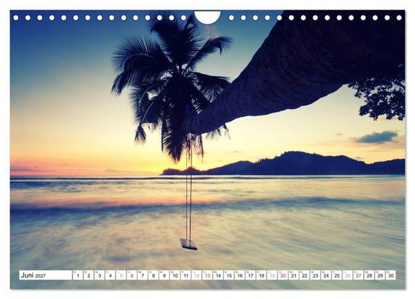Produktbild: Seychellen Strandfeeling (Wandkalender 2027 DIN A4 quer), CALVENDO Monatskalender
