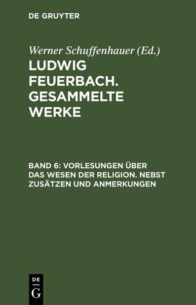 Produktbild: Vorlesungen &uuml;ber das Wesen der Religion
