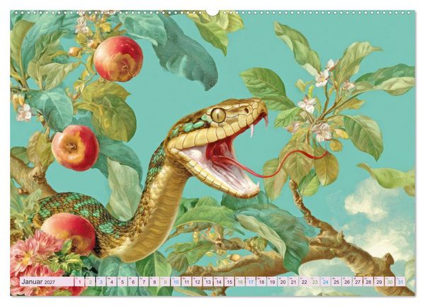 Produktbild: Exotische Pflanzenwelt - Illustrationen (Wandkalender 2027 DIN A2 quer), CALVENDO Monatskalender