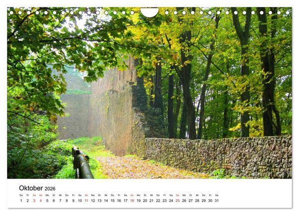 Produktbild: Deutschlands Burgen - Burgen, Schl&ouml;sser und Ruinen (Wandkalender 2026 DIN A4 quer), CALVENDO Monatskalender