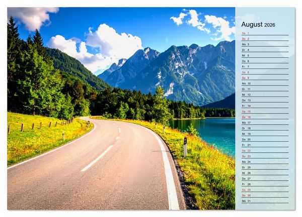 Produktbild: Friedliche Einsamkeit: Natur in ihrer stillen Pracht (Wandkalender 2026 DIN A4 quer), CALVENDO Monatskalender