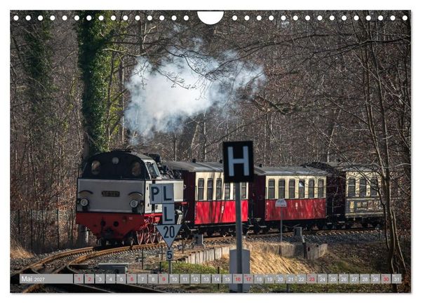 Produktbild: Molli- Mecklenburgische B&auml;derbahn (Wandkalender 2027 DIN A4 quer), CALVENDO Monatskalender