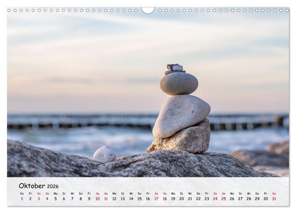 Produktbild: Fischland-Dar&szlig;-Zingst - Zwischen Bodden und Ostsee (Wandkalender 2026 DIN A3 quer), CALVENDO Monatskalender