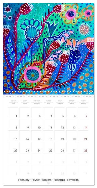 Produktbild: Garden Of Joy 2027 (Wall Calendar 2027 12 &times; 12 Inch) CALVENDO 12 Month Wall Calendar
