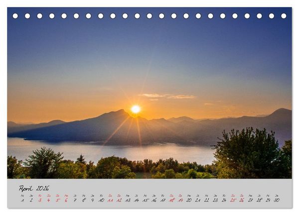 Produktbild: Sehnsuchtsziel Lago di Garda (Tischkalender 2026 DIN A5 quer), CALVENDO Monatskalender
