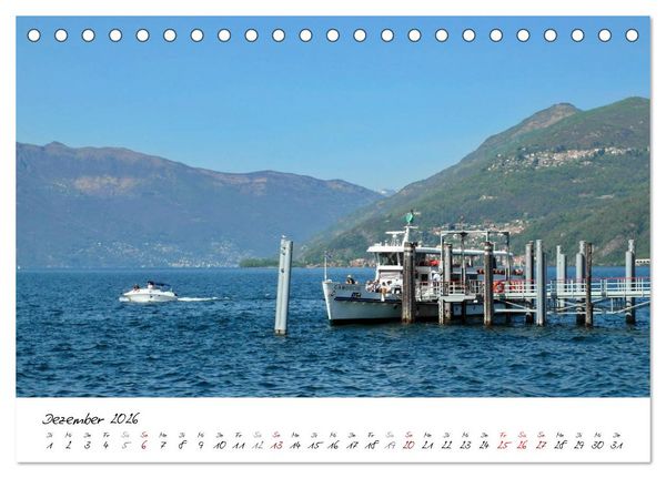 Produktbild: Motive rund um den See Lago Maggiore (Tischkalender 2026 DIN A5 quer), CALVENDO Monatskalender