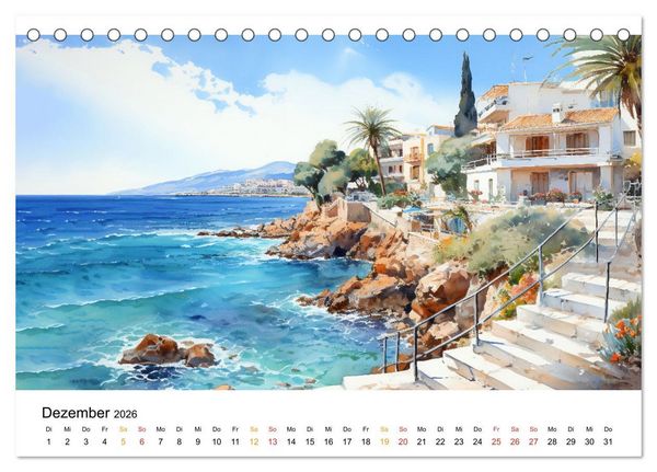 Produktbild: Mallorca mein Traum (Tischkalender 2026 DIN A5 quer), CALVENDO Monatskalender