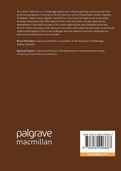 Produktbild: Perspectives on Political Communication in Africa
