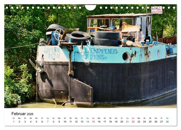 Produktbild: Unterwegs am Canal du Midi (Wandkalender 2026 DIN A4 quer), CALVENDO Monatskalender