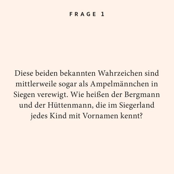 Produktbild: Siegerland-Quiz