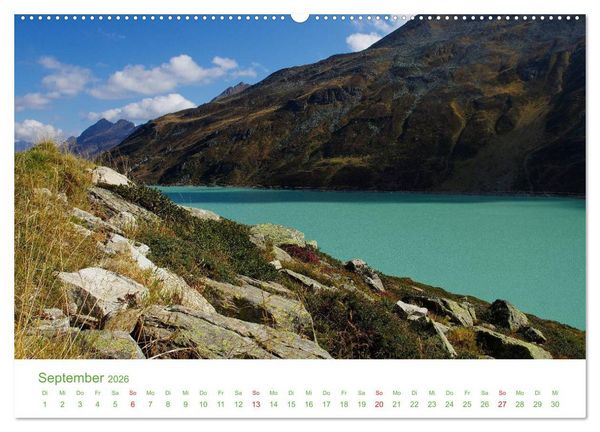 Produktbild: Bergwelt in &Ouml;sterreich (Wandkalender 2026 DIN A2 quer), CALVENDO Monatskalender
