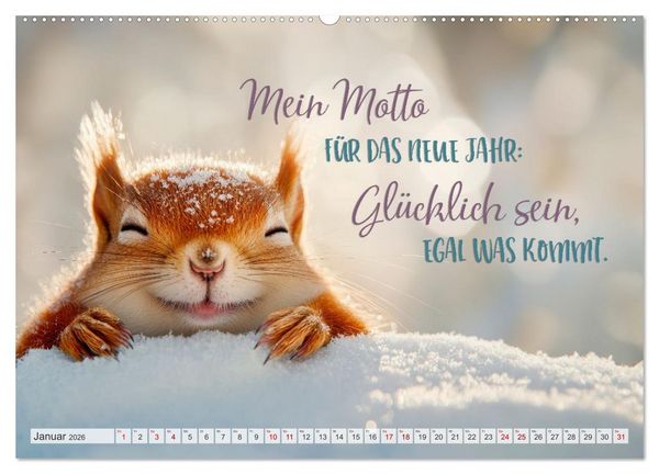 Produktbild: Ein tierisch gutes Jahr (hochwertiger Premium Wandkalender 2026 DIN A2 quer), Kunstdruck in Hochglanz