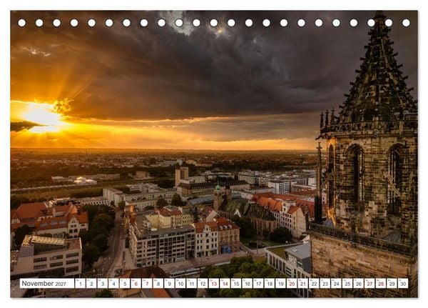 Produktbild: Domperspektiven: Magdeburger Dom - Neu gesehen 2027 (Tischkalender 2027 DIN A5 quer), CALVENDO Monatskalender